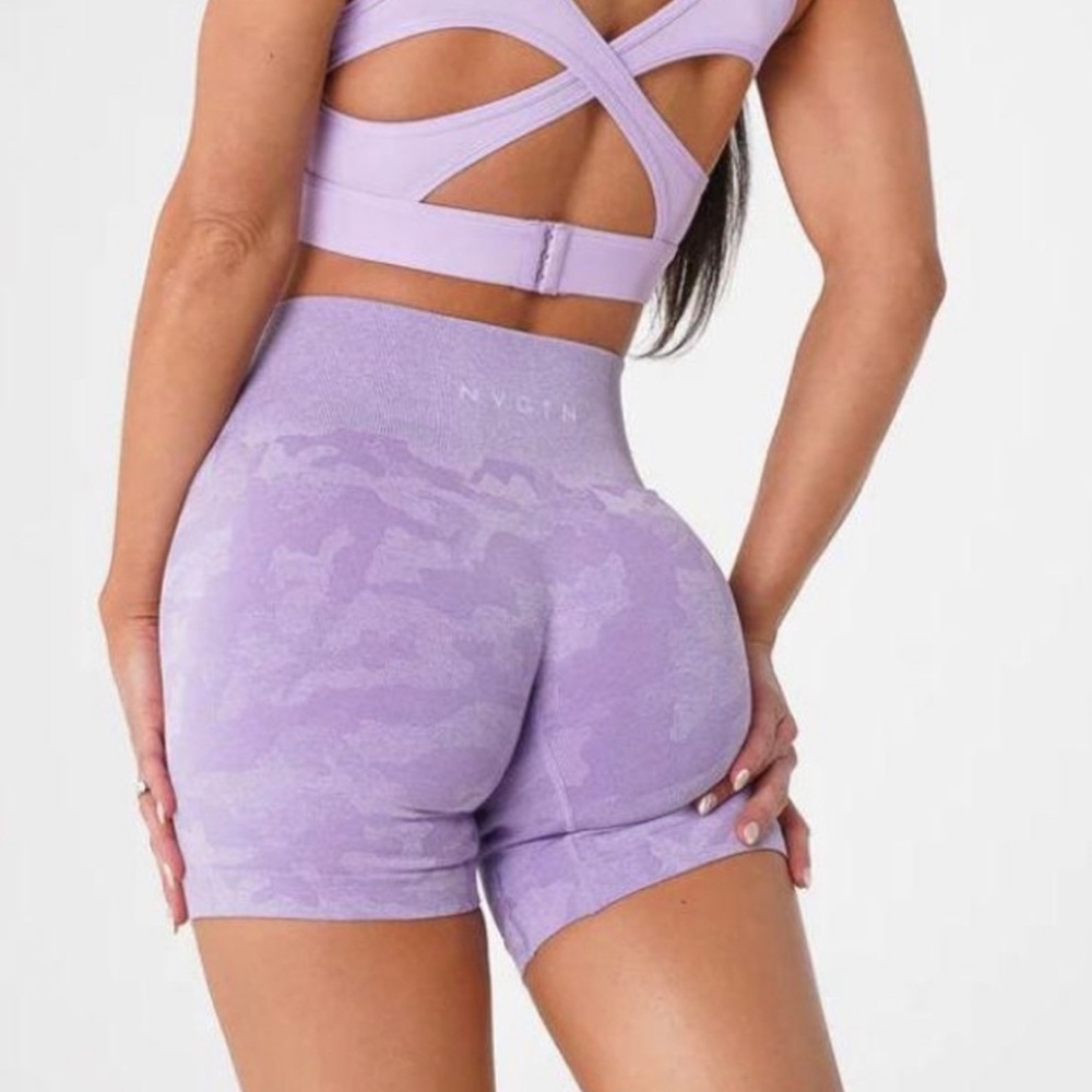 nvgtn purple camp shorts sz M